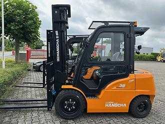Used Forklift Truck HANGCHA CPD38 ELEKTRO VIERRADFRONTSTAPLER (12980867)