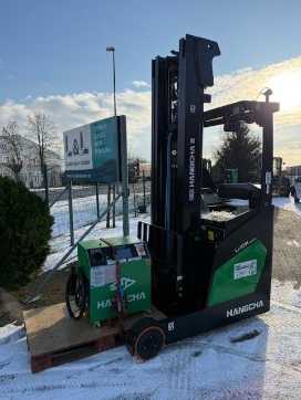 Used Forklift Truck HANGCHA CQD14-XC5D-SI ELEKTRO SCHUBMASTSTAPLER (13024307)
