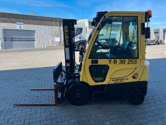 Used Forklift Truck HYSTER 4.45m / nur 1.299h DIESEL VIERRADFRONTSTAPLER (13044737)