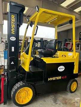 Used Forklift Truck HYSTER E 4.00 XL ELEKTRO VIERRADFRONTSTAPLER (12948866) backdrop
