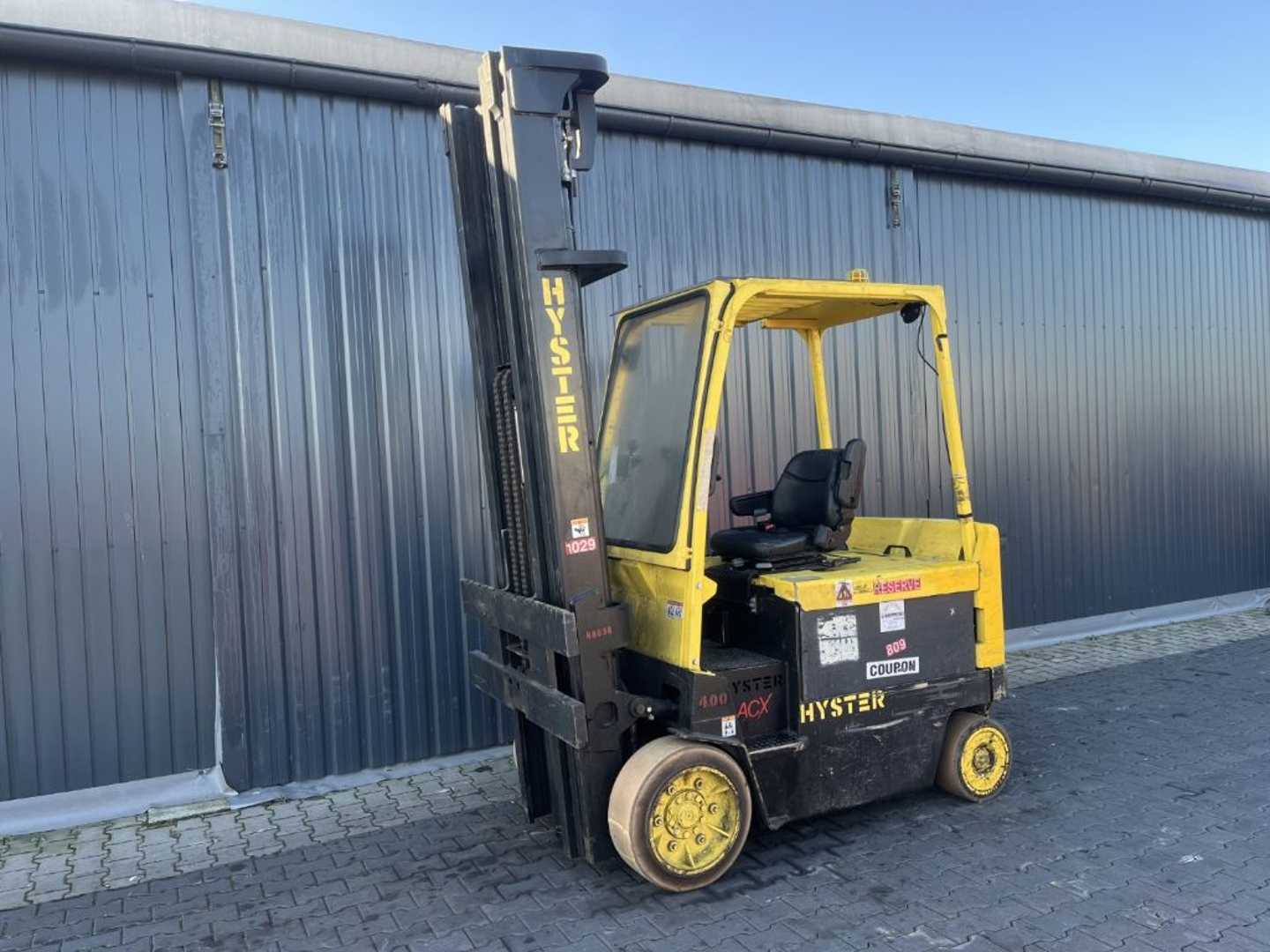 Used Forklift Truck HYSTER E4.00XL ELEKTRO VIERRADFRONTSTAPLER (13075970)