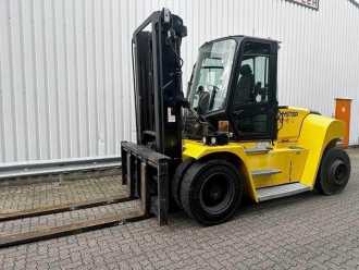 Used Forklift Truck HYSTER H 12 XM-6 DIESEL VIERRADFRONTSTAPLER (12871722) backdrop