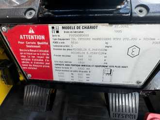 Used Forklift Truck HYSTER H 7.0 XL GAS VIERRADFRONTSTAPLER (13063238)