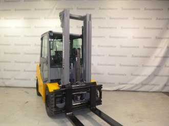 Used Forklift Truck JUNGHEINRICH DFG 545s 403 ZZ - 522749 DIESEL VIERRADFRONTSTAPLER (13054921) backdrop