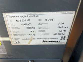 Used Forklift Truck JUNGHEINRICH ECE 310 HP Baujahr 2019 Akku 2024 2x Vorhanden ELEKTRO NIEDERHUBKOMMISSIONIERER (13076484)