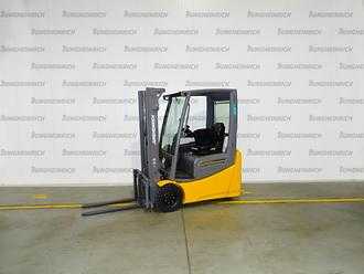 Used Forklift Truck JUNGHEINRICH EFG 215 ELEKTRO DREIRADFRONTSTAPLER (12881120)