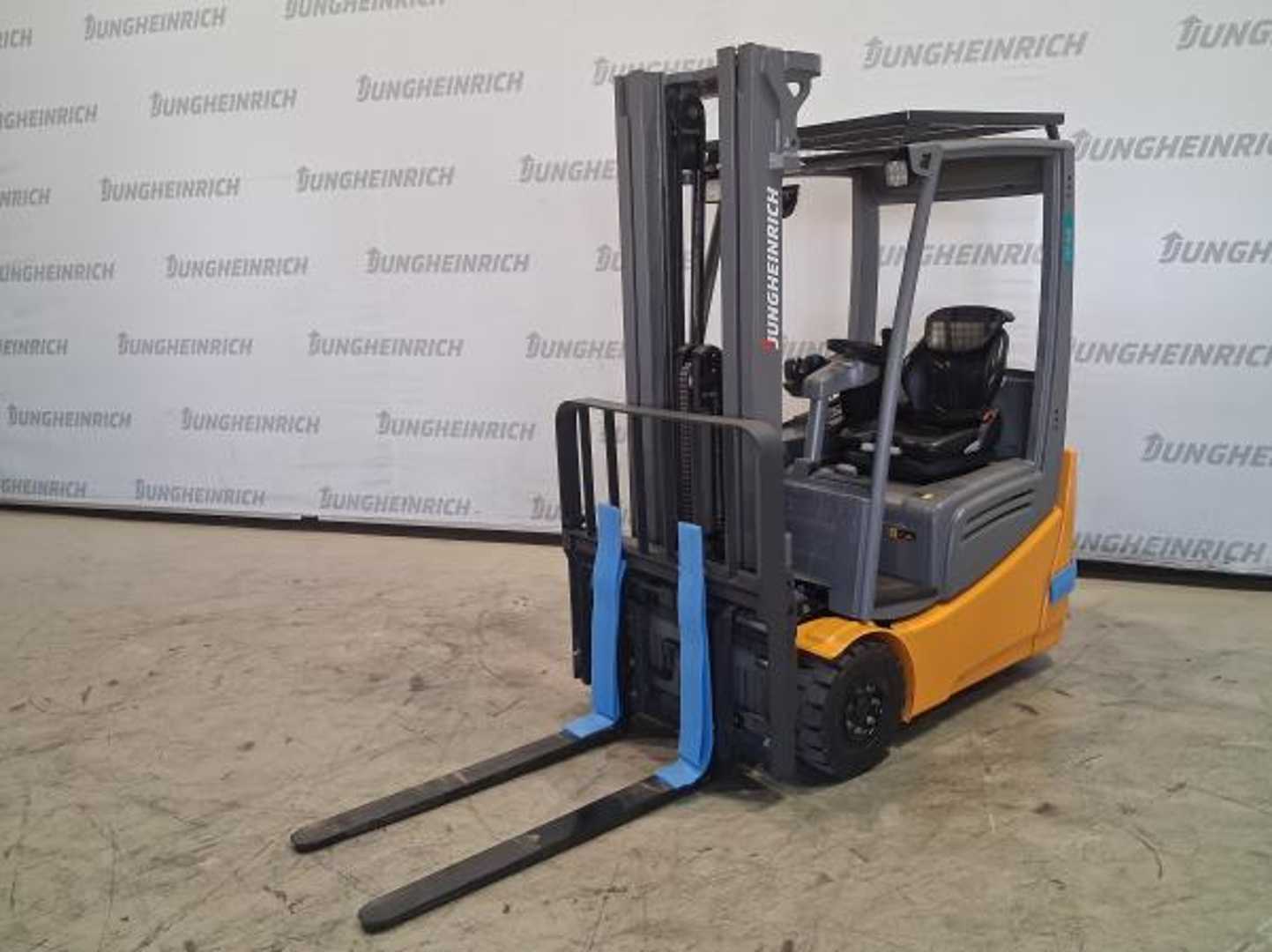 Used Forklift Truck JUNGHEINRICH EFG 215 SP ZVG 115-500 DZ ELEKTRO VIERRADFRONTSTAPLER (13076432)