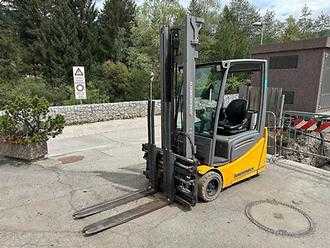 Used Forklift Truck JUNGHEINRICH EFG 218k - 400ZT ELEKTRO DREIRADFRONTSTAPLER (13076933) backdrop
