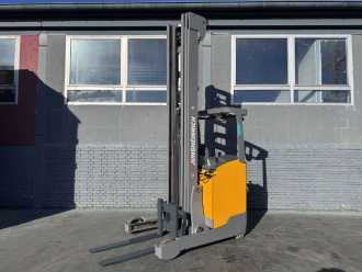 Used Forklift Truck JUNGHEINRICH ETV 216 Baujahr 2016 / HH 9,41M /Akku 2024 /TOP ZUSTAND ELEKTRO SCHUBMASTSTAPLER (13076311) backdrop