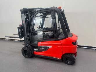 Used Forklift Truck LINDE 1252 E 35 L-01 ELEKTRO VIERRADFRONTSTAPLER (13076434)