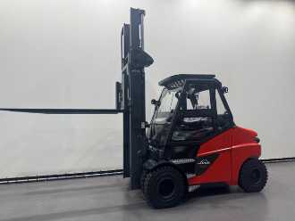 Used Forklift Truck LINDE 1279 E 80 - 01/900 ELEKTRO VIERRADFRONTSTAPLER (13076387)