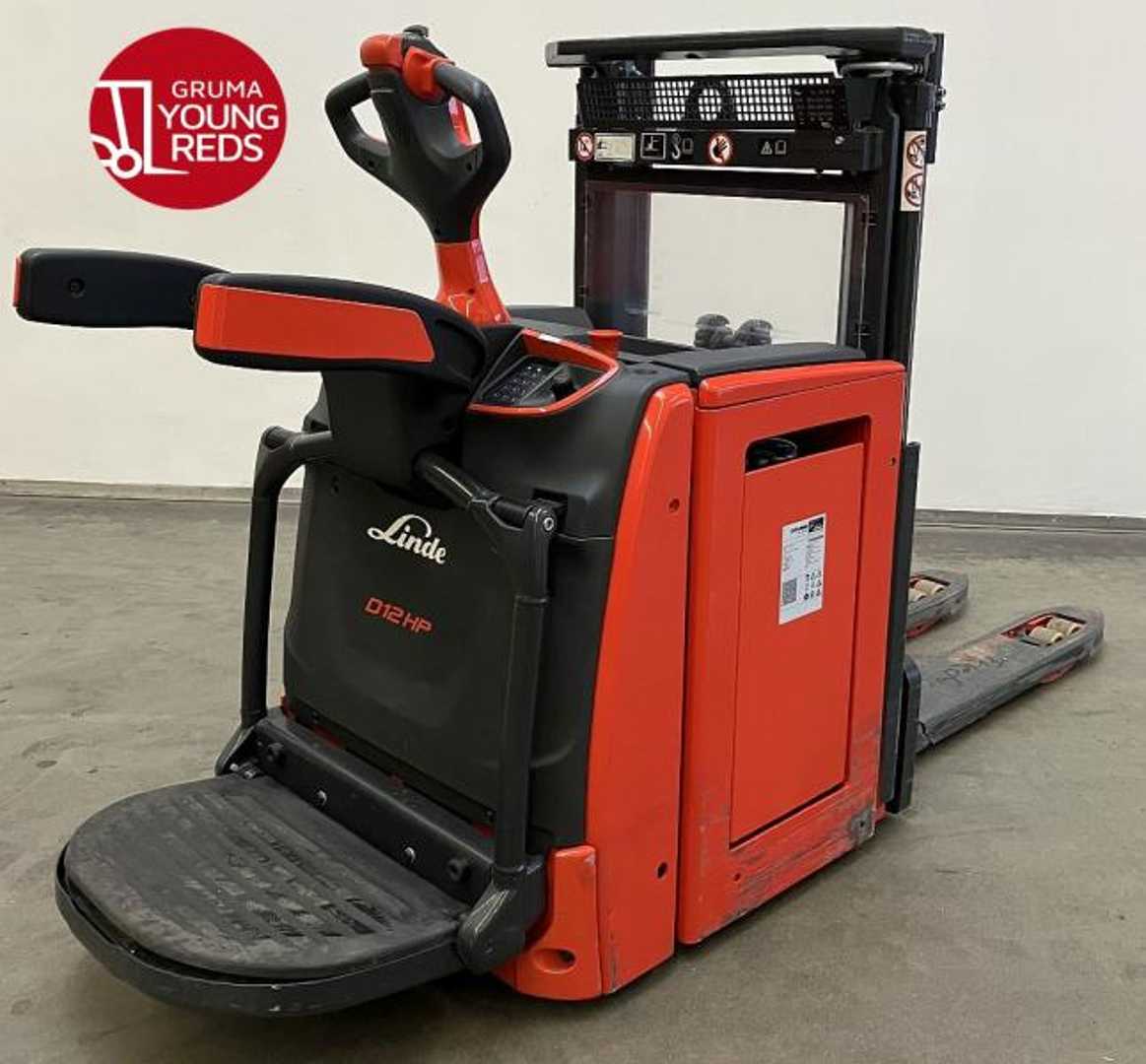 Used Forklift Truck LINDE D 12 HP AP 1161-00 ELEKTRO HOCHHUBWAGENFAHRERSTAND (13073047)