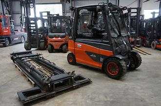 Used Forklift Truck LINDE E 50HL-01 - 6.300mm Hubhöhe ELEKTRO VIERRADFRONTSTAPLER (13076389)