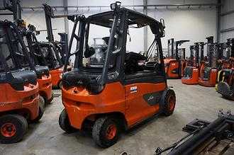 Used Forklift Truck LINDE E 50HL-01 - 6.300mm Hubhöhe ELEKTRO VIERRADFRONTSTAPLER (13076389)