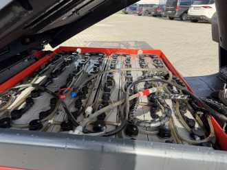 Used Forklift Truck LINDE E25L-01 ELEKTRO VIERRADFRONTSTAPLER (13075627)