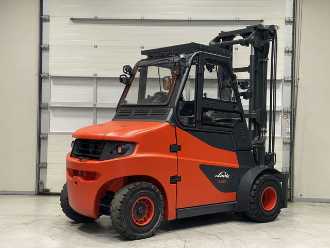 Used Forklift Truck LINDE E80-01/900 ELEKTRO VIERRADFRONTSTAPLER (12975219)