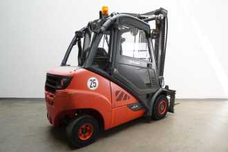 Used Forklift Truck LINDE H 30 D (3A) EVO 393-02 DIESEL VIERRADFRONTSTAPLER (13052976)