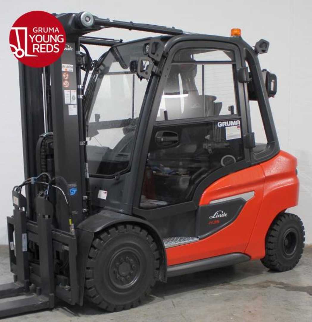 Used Forklift Truck LINDE H 35 D 1202 DIESEL VIERRADFRONTSTAPLER (13071796)