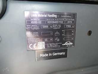 Used Forklift Truck LINDE H 50 D - 02 DIESEL VIERRADFRONTSTAPLER (13076080)