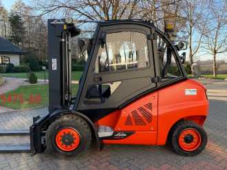 Used Forklift Truck LINDE H 50 D 02 EVO DIESEL VIERRADFRONTSTAPLER (13076519)