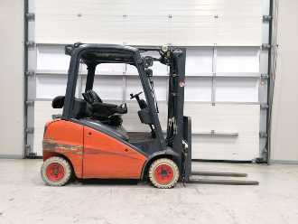 Used Forklift Truck LINDE H16T-01 GAS VIERRADFRONTSTAPLER (12816745)
