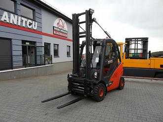 Used Forklift Truck LINDE H25T-02 Fork positioner Kaup GAS VIERRADFRONTSTAPLER (13039643)