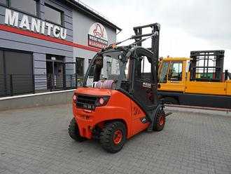 Used Forklift Truck LINDE H25T-02 Fork positioner Kaup GAS VIERRADFRONTSTAPLER (13039643)