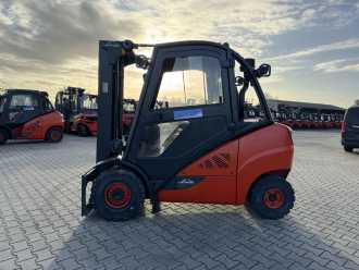 Used Forklift Truck LINDE H30D-02 DIESEL VIERRADFRONTSTAPLER (13058634)