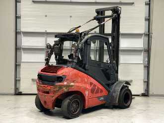 Used Forklift Truck LINDE H40D-01 DIESEL VIERRADFRONTSTAPLER (13025965)
