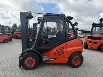Used Forklift Truck LINDE H40D-02 DIESEL VIERRADFRONTSTAPLER (13063972)