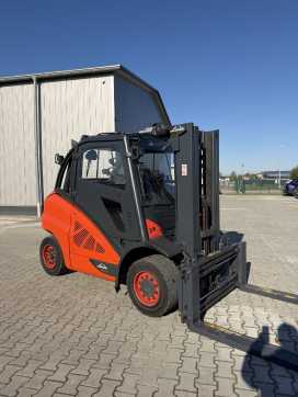 Used Forklift Truck LINDE H50D-02 Containerfähig DIESEL VIERRADFRONTSTAPLER (13074418)