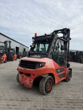 Used Forklift Truck LINDE H70D-03 DIESEL VIERRADFRONTSTAPLER (13075331)
