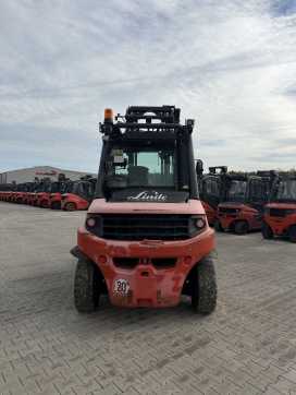 Used Forklift Truck LINDE H70D-03 DIESEL VIERRADFRONTSTAPLER (13075331)