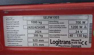 Used Forklift Truck LOGITRANS SELFM 1003 ELEKTRO HOCHHUBWAGENMANUELLELEKTRISCH (13074098)