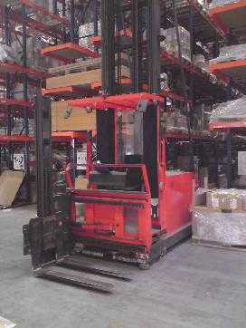 Used Forklift Truck MAGAZINER EK15 ELEKTRO HOCHREGALKOMMISSIONIERER (2974966) backdrop
