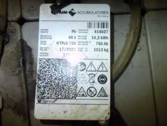 Used Forklift Truck TOYOTA 8 FBMT 16 ELEKTRO VIERRADFRONTSTAPLER (13076418)