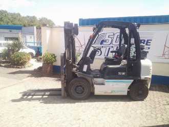 Used Forklift Truck UNICARRIERS Y1D2A25Q (DX25) DIESEL VIERRADFRONTSTAPLER (12990657) backdrop