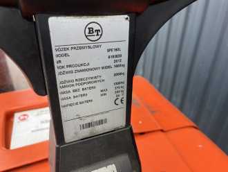 Carretilla elevadora segunda mano BT SPE160L ELEKTRO HOCHHUBWAGENFAHRERSTAND (13040112)
