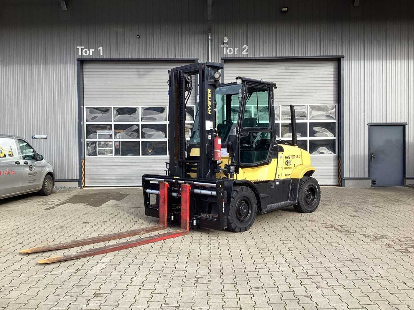 Carretilla elevadora segunda mano HYSTER H8.0FT/6 DIESEL VIERRADFRONTSTAPLER (13071766)