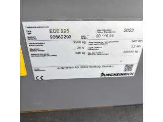 Carretilla elevadora segunda mano JUNGHEINRICH ECE 225 1150mm ELEKTRO NIEDERHUBKOMMISSIONIERER (12936063)