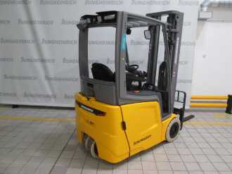Carretilla elevadora segunda mano JUNGHEINRICH EFG 215 SP GE 115-500 DZ ELEKTRO VIERRADFRONTSTAPLER (13038927)