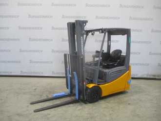 Carretilla elevadora segunda mano JUNGHEINRICH EFG 216k MP GE 115-480 DZ ELEKTRO VIERRADFRONTSTAPLER (13074763) backdrop
