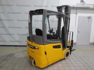 Carretilla elevadora segunda mano JUNGHEINRICH EFG 216k SP GE 115-550 DZ ELEKTRO VIERRADFRONTSTAPLER (12993181)