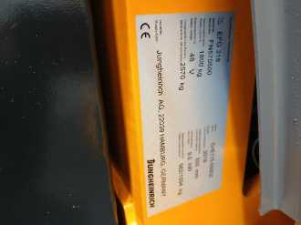 Carretilla elevadora segunda mano JUNGHEINRICH EFG 218 SP G+E 115 550 DZ ELEKTRO VIERRADFRONTSTAPLER (13060645)