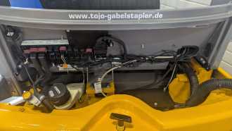 Carretilla elevadora segunda mano JUNGHEINRICH EFG 220 Li-Ion Batterie ELEKTRO DREIRADFRONTSTAPLER (13070482)