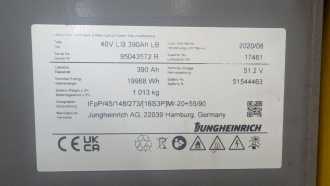 Carretilla elevadora segunda mano JUNGHEINRICH EFG 220 Li-Ion Batterie ELEKTRO DREIRADFRONTSTAPLER (13070482)