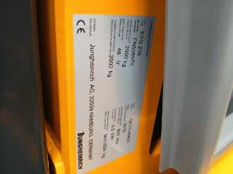 Carretilla elevadora segunda mano JUNGHEINRICH EFG 220 SP GE 115 464 DZ ELEKTRO VIERRADFRONTSTAPLER (13055944)