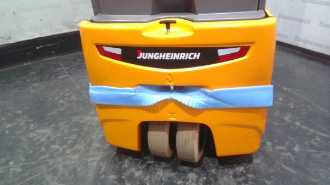 Carretilla elevadora segunda mano JUNGHEINRICH EFG 220 SP GE 115 500 DZ ELEKTRO VIERRADFRONTSTAPLER (12997897)
