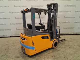 Carretilla elevadora segunda mano JUNGHEINRICH EFG 220 SP GE 115-550 DZ ELEKTRO VIERRADFRONTSTAPLER (13076424)