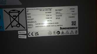 Carretilla elevadora segunda mano JUNGHEINRICH EFG 316k Li SP GE 115 500 DZ ELEKTRO VIERRADFRONTSTAPLER (13035305)